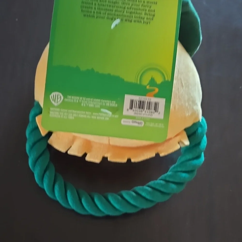 Wizard of Oz Scarecrow‎ Rope Dog Toy NWT